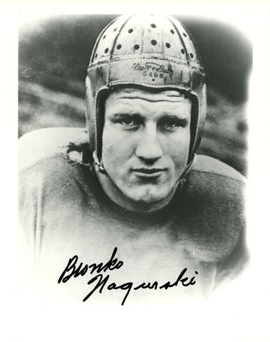 Bronko Nagurski Autographed/Signed Chicago Bears 8x10 Photo JSA 48288