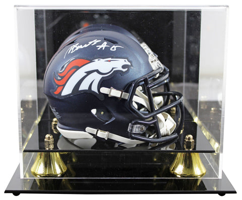 Broncos Nik Bonitto Authentic Signed Speed Mini Helmet W/ Case BAS Witnessed