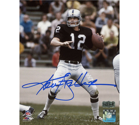 Ken Stabler Signed Las Vegas Raiders Unframed 8x10 NFL Photo - Throwing