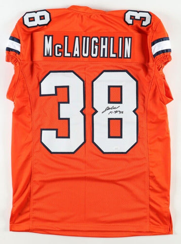 Jaleel McLaughlin Signed Denver Broncos Jersey (JSA COA) Notre Dame Running Back