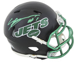 Jets Ahmad "Sauce" Gardner Signed 2022 Alt Speed Mini Helmet W/ Case BAS Wit