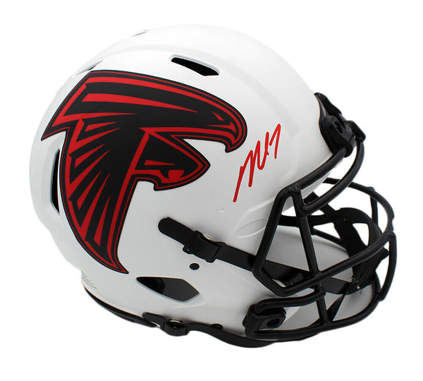 Michael Vick Signed Atlanta Falcons Speed Authentic Lunar NFL Helmet