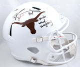 Ricky Williams Signed Texas Longhorns F/S Speed Helmet SWED - Beckett W Hologram