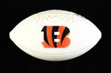 Joe Mixon Signed Cincinnati Bengal Logo Football 2021 Pro Bowl Running Back JSA