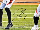 JOE BURROW AUTOGRAPHED SIGNED FRAMED 16X20 PHOTO BENGALS FANATICS HOLO 206953