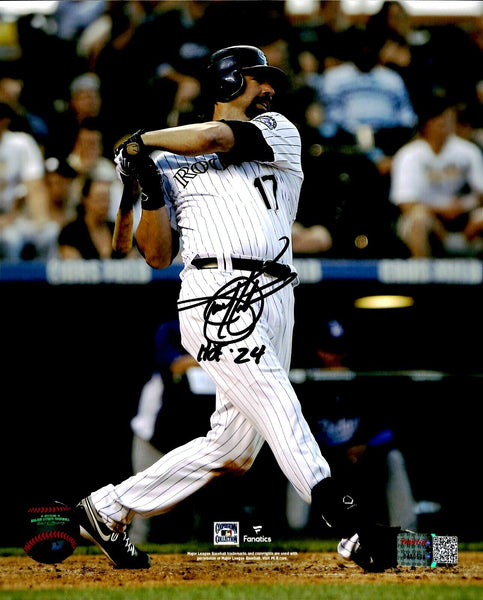 Todd Helton Signed Colorado Rockies 8x10 Photo HOF TRI 44644