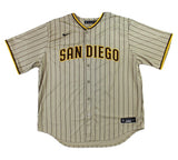 Fernando Tatis Signed San Diego Padres Nike Tan Jersey