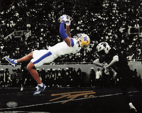 Ja'Lynn Polk Autographed 8x10 Photo Washington Huskies (Smudged) MCS Holo #69345