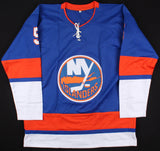 Denis Potvin Signed Islanders Jersey (Beckett COA) New York Hall Fame Defenseman