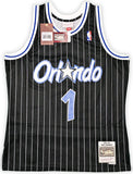 MAGIC TRACY MCGRADY SIGNED BLACK AUTHENTIC M&N 2003-04 JERSEY L BECKETT 216979