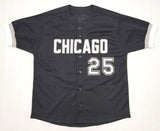 Jim Thome Autographed Chicago White Sox Black Pro Style Jersey Beckett Witnessed