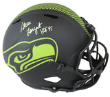 Seahawks Steve Largent HOF 95 Signed Eclipse Full Size Speed Rep Helmet BAS Wit