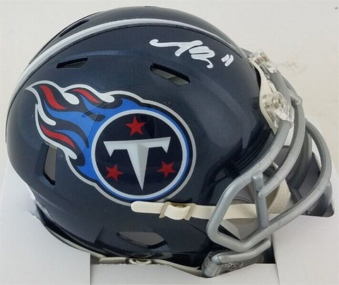 A.J. Brown Signed Tennessee Titans Mini Helmet (JSA COA) Ole Miss Wide Receiver