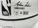 ALLEN IVERSON AUTOGRAPHED PLATINUM EDITION BASKETBALL 76ERS BECKETT 232871