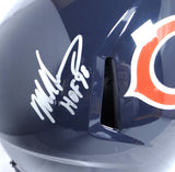 Singletary, Urlacher, Butkus Signed Bears F/S Speed Helmet w/ HOF -Beckett