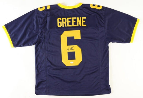 Garrett Greene Signed West Virginia Mountaineers Jersey(JSA COA)2024 Starting QB