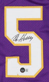 Robert Horry Signed Lakers Jersey (Beckett) Los Angeles 7xNBA Champion / Forward