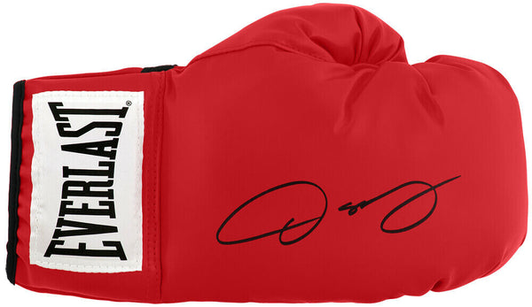 Oscar De La Hoya Signed Everlast Red Boxing Glove - (SCHWARTZ SPORTS COA)