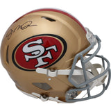 Joe Montana Signed San Francisco 49ers Authentic Helmet FAN 44114