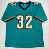 Autographed/Signed Maurice Jones-Drew Jacksonville Teal Football Jersey BAS COA