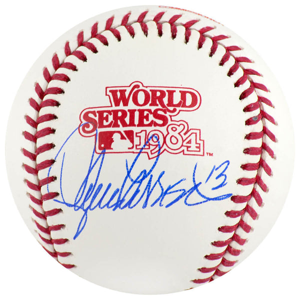 Lance Parrish Signed Rawlings 1984 World Series (Tigers) Baseball (SCHWARTZ COA)