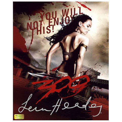 Lena Headey Autographed 300 Queen Gorgo 8x10 Poster Photo