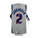 Cade Cunningham INSC Autographed Detroit Gray Nike Swingman Jersey - Fanatics