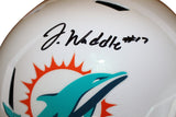 Jaylen Waddle Autographed Miami Dolphins F/S Helmet FAN 37996