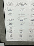 Opus Super Bowl XL MVP Signature Page Custom Framed to 27x27 JSA