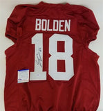 Slade Bolden Signed Alabama Crimson Tide Jersey (PSA COA) 2021 Junior Receiver