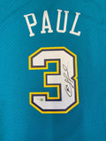 Chris Paul Autographed Hornets Mitchell & Ness Swingman Jersey Fanatics COA Blue