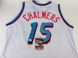 Mario Chalmers Signed Miami Heat Jersey (JSA COA) Miami Vice Style Home jersey