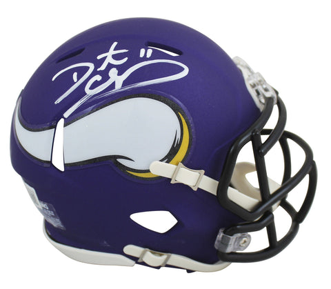 Vikings Daunte Culpepper Authentic Signed Speed Mini Helmet BAS Witnessed