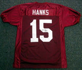 ALABAMA DARIUS HANKS AUTOGRAPHED SIGNED RED JERSEY PSA/DNA ROOKIEGRAPH 29383