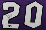 DAMON STOUDAMIRE (Raptors pur TOWER) Signed Autographed Framed Jersey Beckett