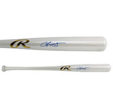 Chipper Jones Signed Atlanta Braves Rawlings White Chrome MLB Bat