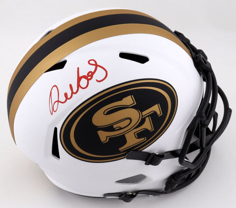 DEEBO SAMUEL SIGNED SAN FRANCISCO 49ERS LUNAR FULL SIZE SPEED HELMET BECKETT