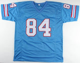 Billy "White Shoes" Johnson Signed Houston Oilers Jersey (Radtke) 3xPro Bowl WR