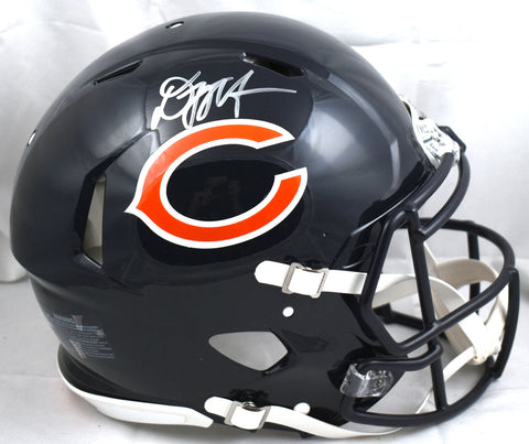 DJ Moore Autographed Chicago Bears F/S Speed Authentic Helmet - Beckett W Holo