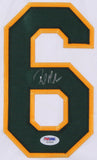 Bob Melvin Signed Athletics Jersey (PSA COA) Oakland A's Manager 2011 / 2021