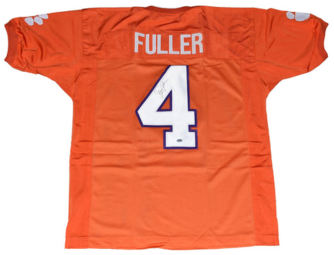 STEVE FULLER SIGNED AUTOGRAPHED CLEMSON TIGERS #4 ORANGE JERSEY COA