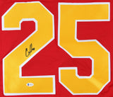 Clyde Edwards-Helaire Signed Kansas City Chiefs Jersey (Beckett Holo) #1 Pk LSU