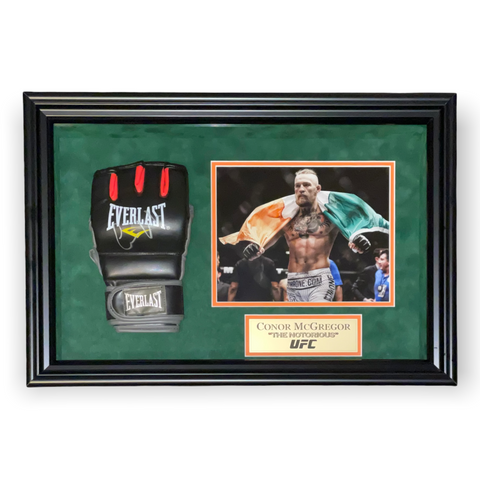 Conor McGregor Signed Autographed Glove Shadowbox Framed Beckett