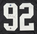 Richard Seymour Signed Oakland Raider Football Jersey (Beckett) HOF Def. Tackle