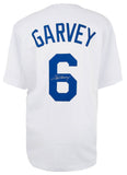 Steve Garvey (DODGERS) Signed White Custom Baseball Jersey - (SCHWARTZ COA)