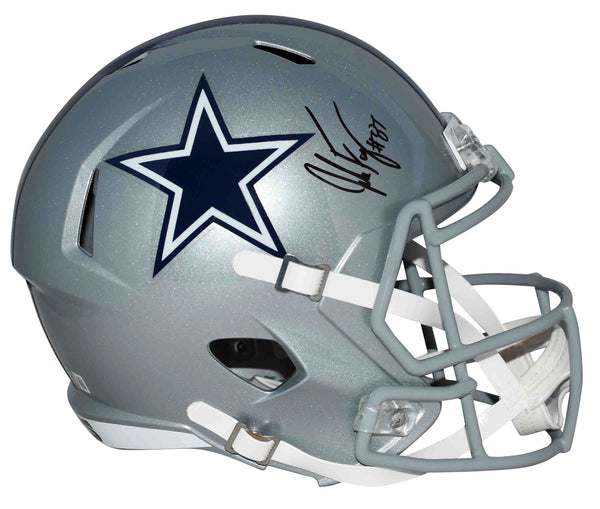 JAKE FERGUSON AUTOGRAPHED DALLAS COWBOYS FULL SIZE SPEED HELMET BECKETT