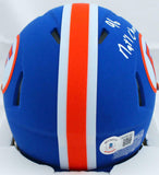 Jevon Kearse Autographed Florida Gators Speed Mini Helmet w/Insc.-Beckett W Holo