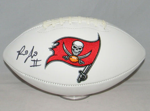 RONALD JONES II AUTOGRAPHED SIGNED TAMPA BAY BUCS BUCCANEERS LOGO FOOTBALL BAS