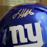 Jalin Hyatt Autographed Signed New York Giants Mini Helmet Beckett