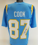 Jared Cook Signed Los Angeles Chargers Jersey (JSA COA) 2xPro Bowl Tight End